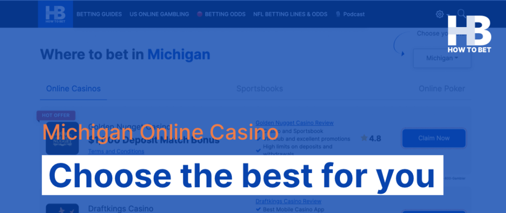 Find the best Michigan online casino for you with this guide