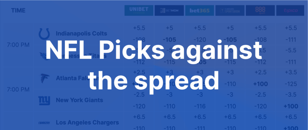  NFL Week 9 Picks against the Spread
