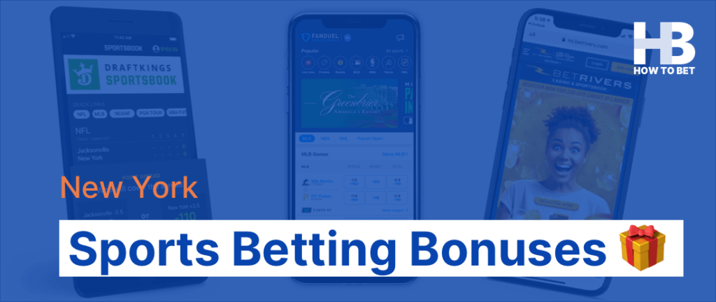See the types of great bonuses and promotions offered by NY sports betting sites and apps