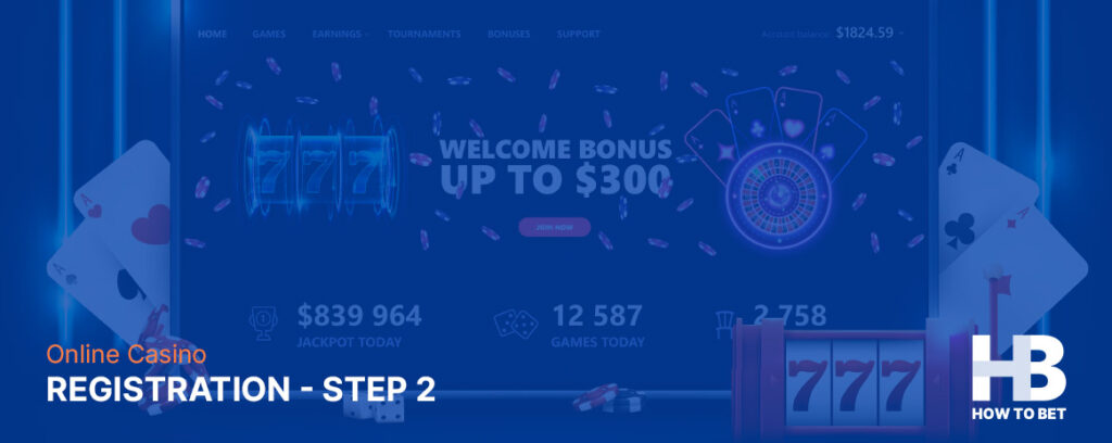 See the 2nd step of the registration process at online casinos